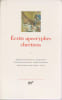 Ecrits apocryphes chr&eacute;tiens, Tome 1  (Biblioth&egrave;que de la Pl&eacute;iade),. COLLECTIF, 