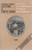 Lettre &agrave; Fritz Zorn, suivie de Le premier puzzle de Zurich, r&eacute;cit Fritz Zorn,. ZORN Fritz, VERREY Monique, 