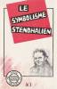 Le symbolisme stendhalien, . COLLECTIF, RIOUX Jean-Claude (textes présentés et réunis par),