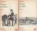 Voyage en Italie tome 1 et 2,. TAINE Hippolyte