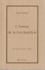 L'amour de la psychanalyse, . FOURTON Jean, 