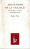 Conjurations de la violence: Introduction à la lecture de Georges Bataille,. FEHER Michel,