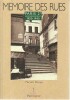 Mémoires des rues, Paris 2e arrondissement 1900-1940,. KHOUYA Meryam,