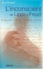 L'Inconscient de Lipps à Freud : Figures de la transmission,. DURAND Anne,