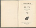 Phaedrus, . PLATO, ROBIN Léon, 