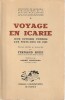 Voyage en Icarie - Deux ouvriers viennois aux Etats-Unis en 1855,. RUDE Fernand (textes établis et présentés par),