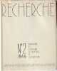 Recherche n° 2, 1946: Primitivisme et classicisme, les deux faces de l'histoire de l'art,. COLLECTIF (revue)