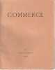 Commerce, cahier n° XIII (13), automne 1927. COLLECTIF (revue), 