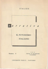 Narrativa n° 9: Il Futurismo italiano,