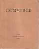 Commerce, cahier n° XVII (17), automne 1918. COLLECTIF (revue), 