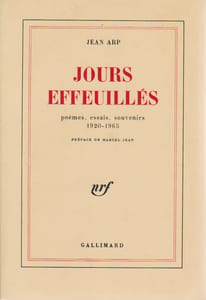 Jours effeuillés : Poèmes, essais, souvenirs (1920 - 1965),