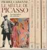 Le siècle de Picasso 4 volumes:  1. La naissance du Cubisme - 2. L'epoque des metamorphoses - 3. La guerre - 4. La gloire et ea solitude. CABANNE ...