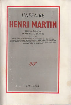 L'Affaire Henri Martin,. BAZIN Hervé, BEIGBEDER Marc, et alii,