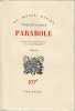 Parabole, . FAULKNER William