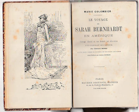 Le voyage de Sarah Bernhardt en Amérique, . COLOMBIER Marie,