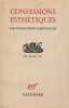 Confessions esthétiques,. KAHNWEILER Daniel-Henry, 