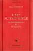 L'Art au XVIIIe siècle: Transformations et mutations, . ROSENBLUM Robert