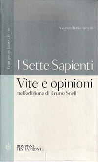 I sette sapienti. Vite e opinioni