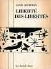 La liberté des libertés, . JOUFFROY Alain,