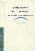 Philosophie de l'inconnu: Le vivant et la recherche. DEBRU Claude