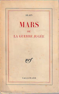 Mars ou La guerre jugée,