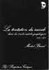 La tentation du suicide dans les écrits autobiographiques, 1930-1970,. BRAUD Michel,