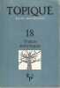 Topique n° 18: Trajets analytiques. COLLECTIF (revue),