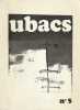 Ubacs n° 5. COLLECTIF (revue),