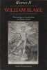 Oeuvres T. II (2): Poèmes - L'Evangile éternel - Les Portes du paradis - Annotations aux "Aphorismes sur l'Homme" de Lavater . BLAKE William,