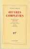 Oeuvres compl&egrave;tes, tome I (1): Premiers &eacute;crits 1922-1940: Histoire de l'oeil - L'anus solaire - Sacrifices - Articles. BATAILLE Georges, 