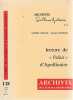 Archives Guillaume Apollinaire n° 6: Lecture de "Palais" d'Apollinaire. FOLLRT Lionel, POUPON Marc