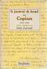 Le journal de bord de Copiaus 1924-1929. COPEAU Jacques, GONTARD Denis (Ed.)