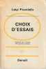 Choix d'essais. PIRANDELLO Luigi,