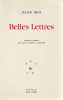 Belles lettres,. RIOS Julian, 