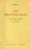 Les Provinciales,. PASCAL Blaise,