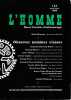 Revue L'Homme, numéros 153: Observer nommer classer. COLLECTIF,