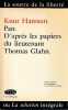 Pan. D'après les paiers du lieutenant Thomas Glahn. HAMSUN Knut