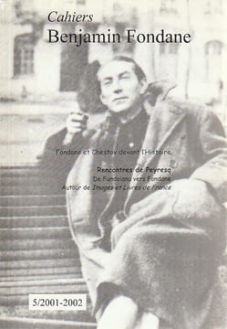 Cahiers Benjamin Fondane n° 5: Fondane et Chestov devant l'Histoire. COLLECTIF (revue)