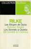 Elégies de Duino - Sonnets à Orphée, . RILKE Rainer Maria,