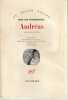 Andreas et autres recits. HOFMANNSTHAL (von) Hugo