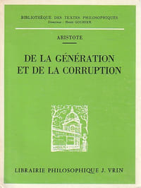 De la génération et de la corruption,