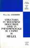 Structures et mouvement dialectique dans la " Phénoménologie de l'esprit " de Hegel. LABARRIERE Pierre-Jean, 