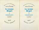 Le jeune Hegel: Sur les rapports de la dialectique et de l'économie, tome 1 et 2. LUKACS Georges,