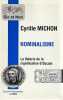 Nominalisme: la theorie de la signification de Guillaume d'Occam. MICHON Cyrille