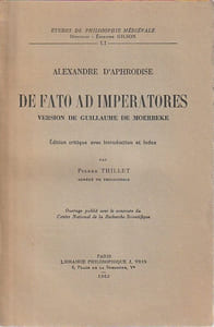 De Fato ad imperatores. Version de Guillaume de Moerbeke