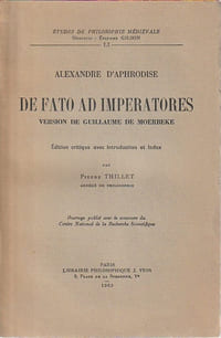 De Fato ad imperatores. Version de Guillaume de Moerbeke