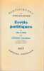 Ecrits politiques 1. 1914-1920. GRAMSCI Antonio, 