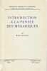 Introduction à la pensée des Mégariques, . MULLER Robert