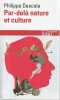 Par-delà nature et culture,. DESCOLA Philippe,