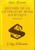 Histoire de la littérature russe soviétique. SLONIME Marc